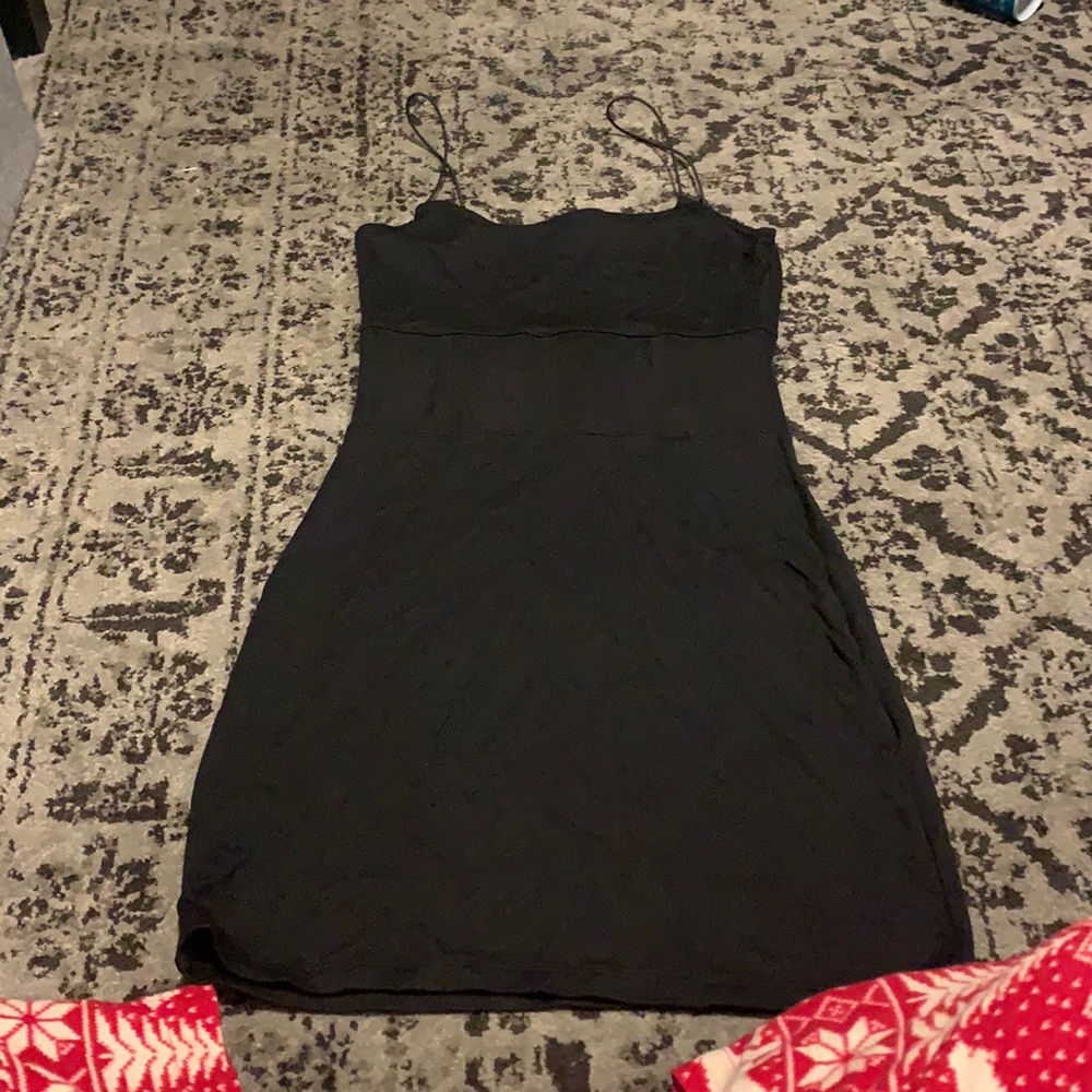 Black cocktail dress
